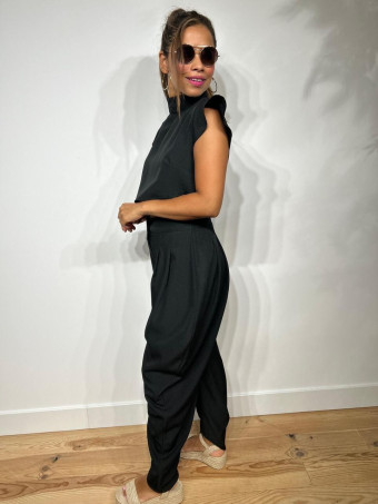 Conjunto Top y Pantalón AURAH Negro HEVE