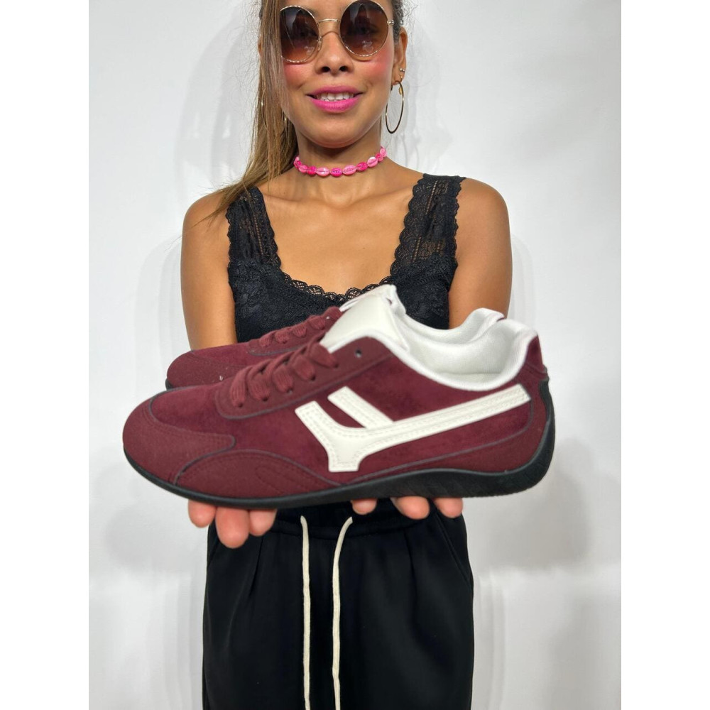 Deportiva Combinada Streetwear ROWIRE Burdeos HEVE