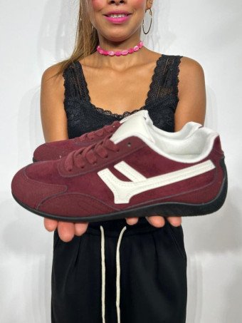 Deportiva Combinada Streetwear ROWIRE Burdeos HEVE