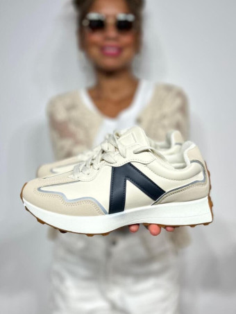 Deportiva Streetwear NYAMO Beige HEVE