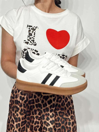 Deportiva Streetwear FANZINE Blanco HEVE