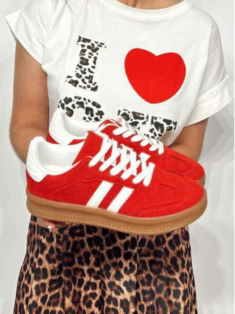 Deportiva Streetwear FANZINE Rojo HEVE