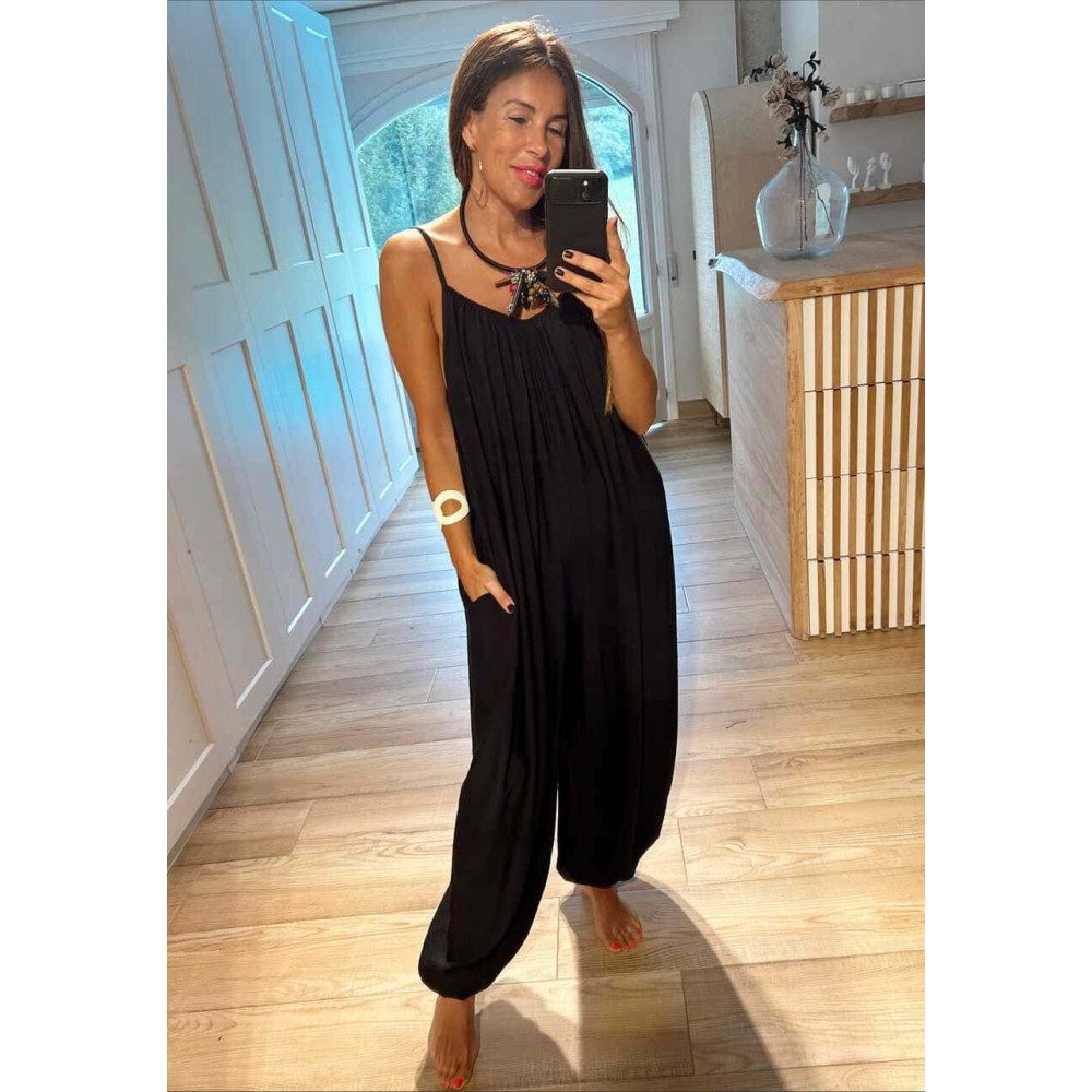 Mono Bombacho Oversize VOLYRA Negro HEVE