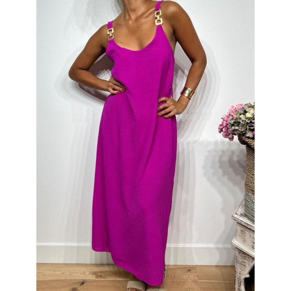 Vestido Eslabones NARELLA Buganvilla HEVE