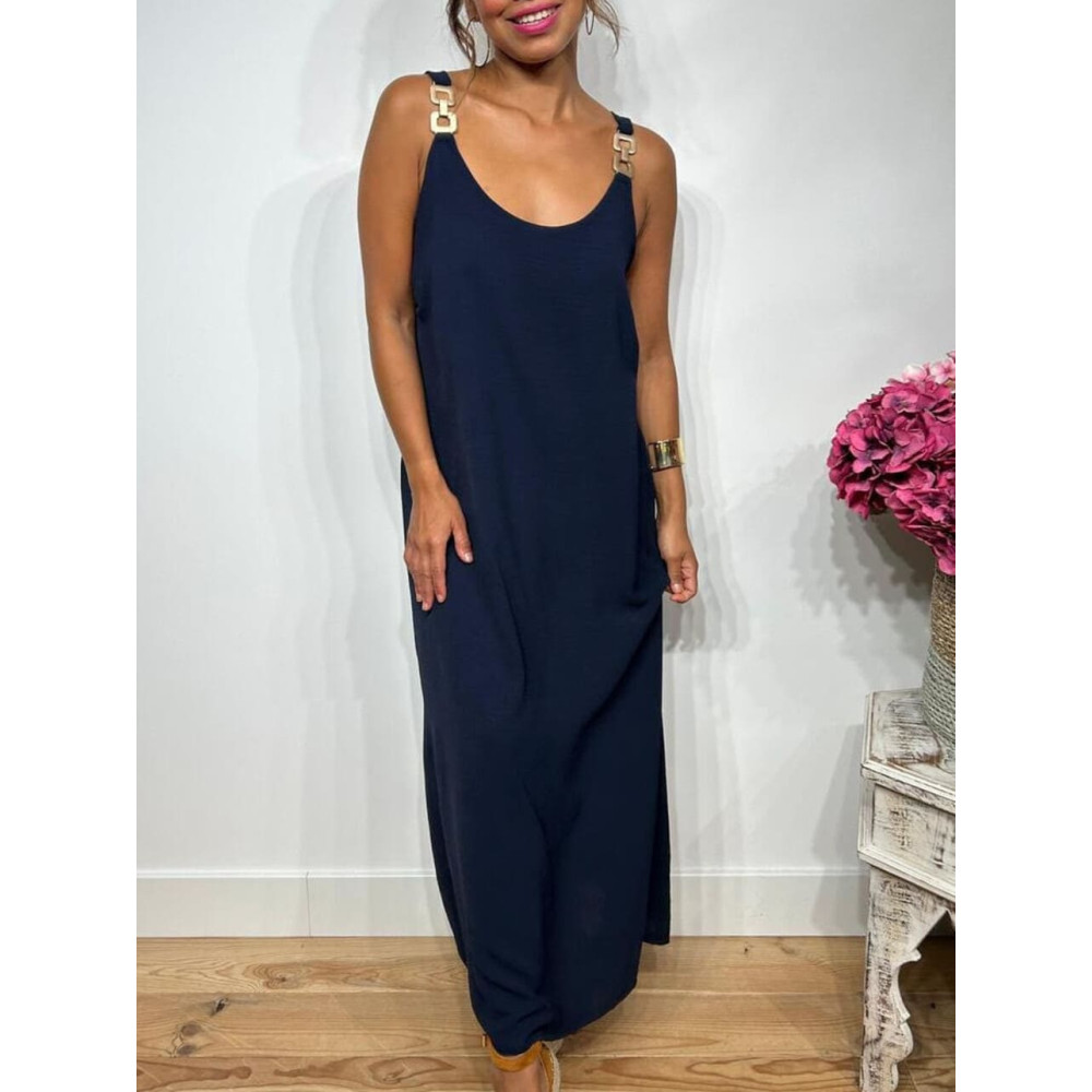 Vestido Eslabones NARELLA Marino HEVE