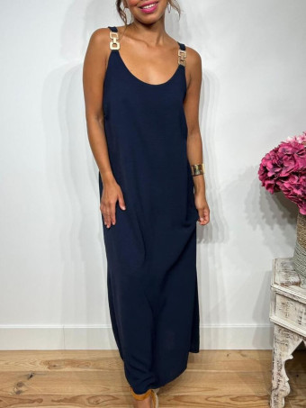 Vestido Eslabones NARELLA Marino HEVE