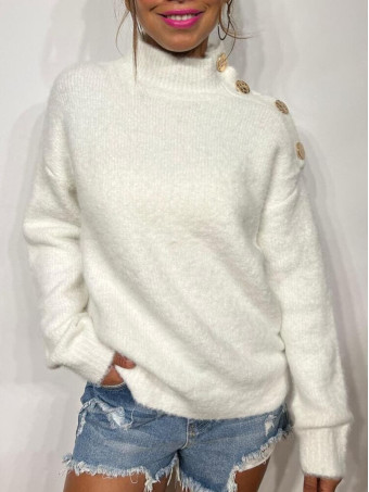 Punto Soft Botones BALVINE Blanco HEVE