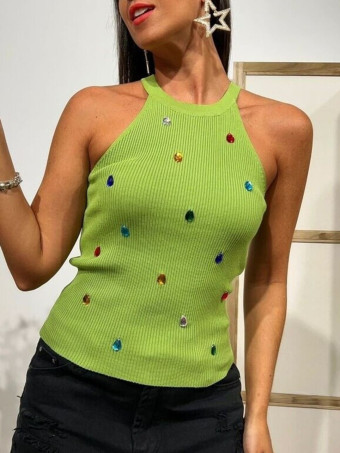 Cuerpo Strass ODEYA Verde HEVE
