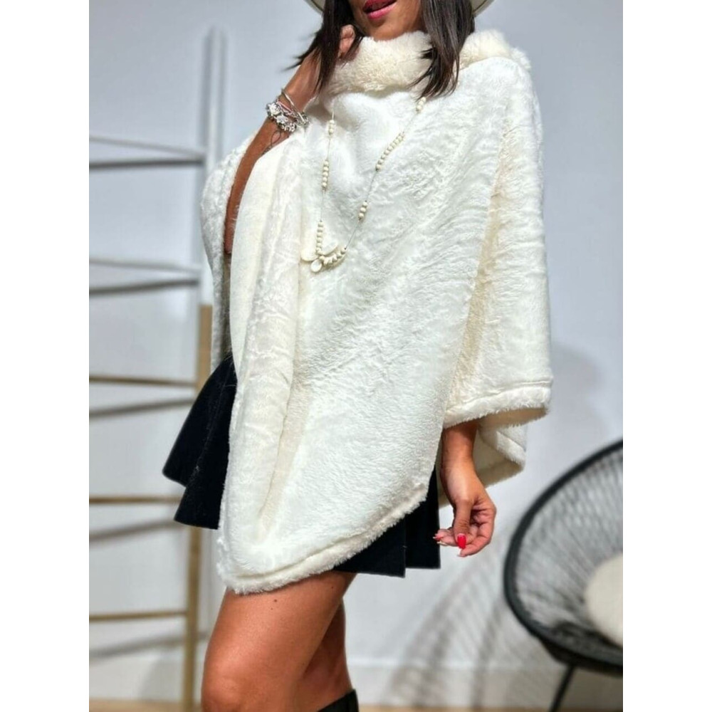 Poncho Pelo WHARMBY Crudo HEVE