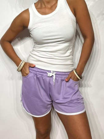 Short Sporty Ribetes KOPLAY Lila HEVE