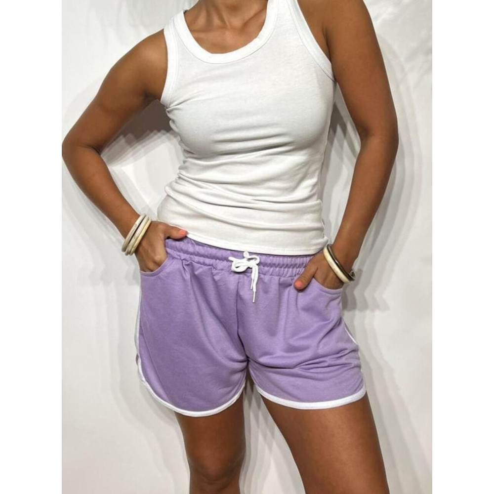 Short Sporty Ribetes KOPLAY Lila HEVE