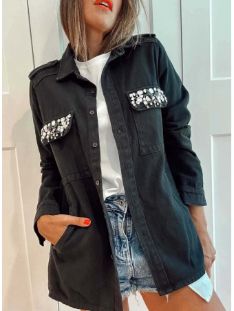Sobrecamisa Vaquera Strass ARYLUNE Negro HEVE