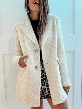 Abrigo Soft Touch LIRAYA Beige HEVE