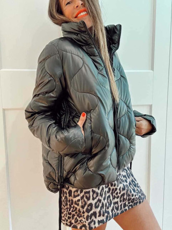 Chaqueta Acolchada Ondas ANEVA Negro HEVE