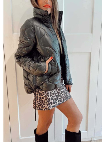Chaqueta Acolchada Ondas ANEVA Negro HEVE