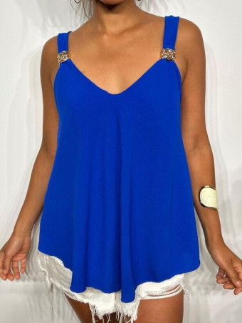Cuerpo Evasé Broches KESTRY Azul Klein HEVE