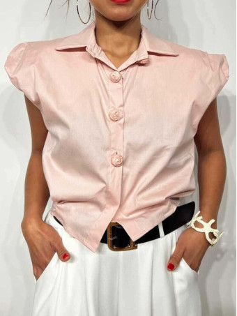 Blusa Popelín BLUESTRY Blanco HEVE