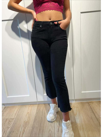 Jeans Mini-Flare Desflecado VAYRO Negro HEVE