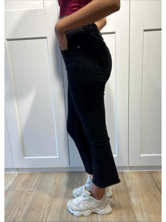 Jeans Mini-Flare Desflecado VAYRO Negro HEVE