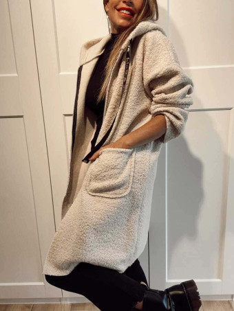 Abrigo Rizo DANCE AND IMPRESS Beige HEVE