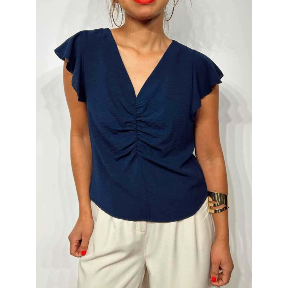 Blusa Drapeada SUNDORI Marino HEVE