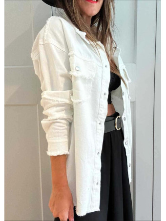Sobrecamisa Vaquera ROCK AND ROLL Blanco HEVE