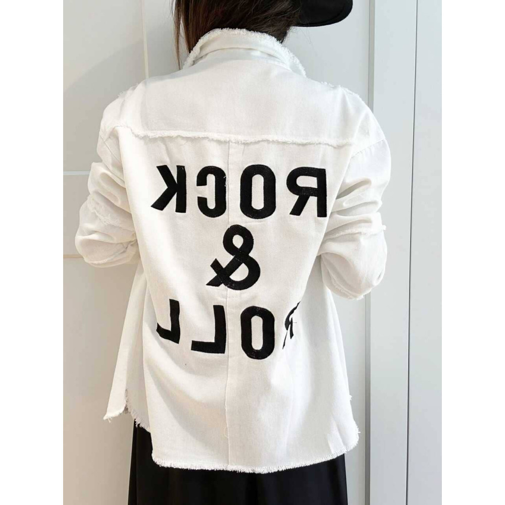 Sobrecamisa Vaquera ROCK AND ROLL Blanco HEVE