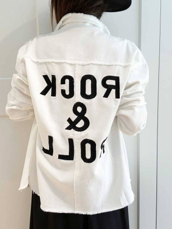 Sobrecamisa Vaquera ROCK AND ROLL Blanco HEVE