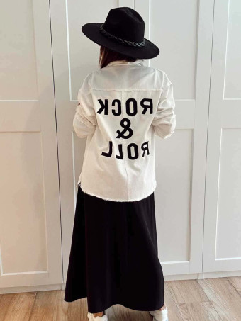 Sobrecamisa Vaquera ROCK AND ROLL Blanco HEVE
