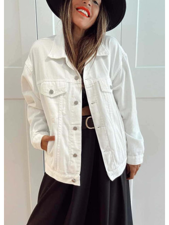 Cazadora Vaquera BLAMBOT Blanco HEVE
