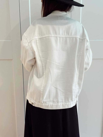 Cazadora Vaquera BLAMBOT Blanco HEVE