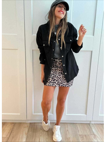 Sobrecamisa Vaquera ROCK AND ROLL Negro HEVE