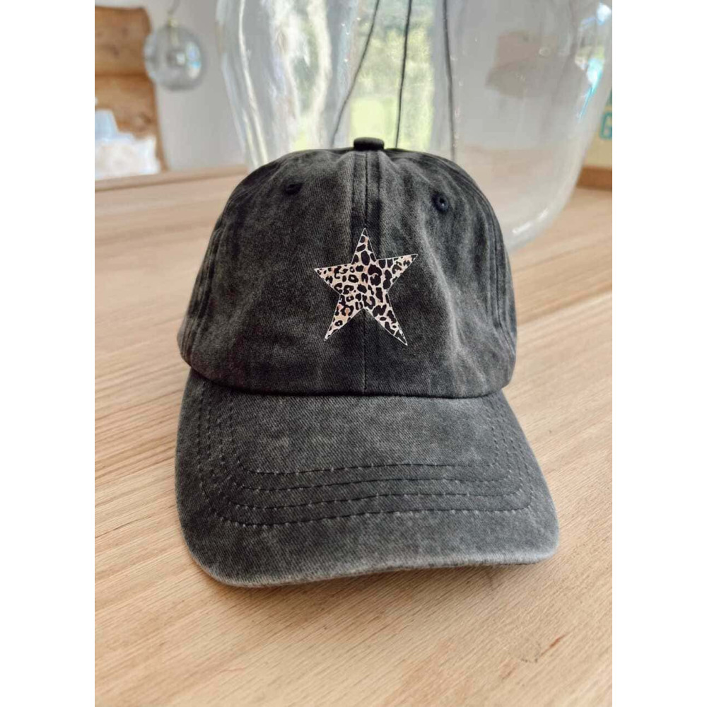 Gorra Estrella Print NOVAHAZE Negro HEVE