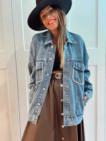 Cazadora Vaquera Oversize DENNISON Blue Jean HEVE