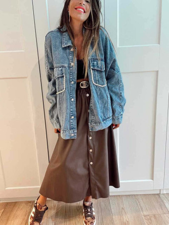Cazadora Vaquera Oversize DENNISON Blue Jean HEVE