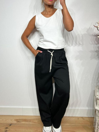 Pantalón Casual Algodón GODGER Negro HEVE