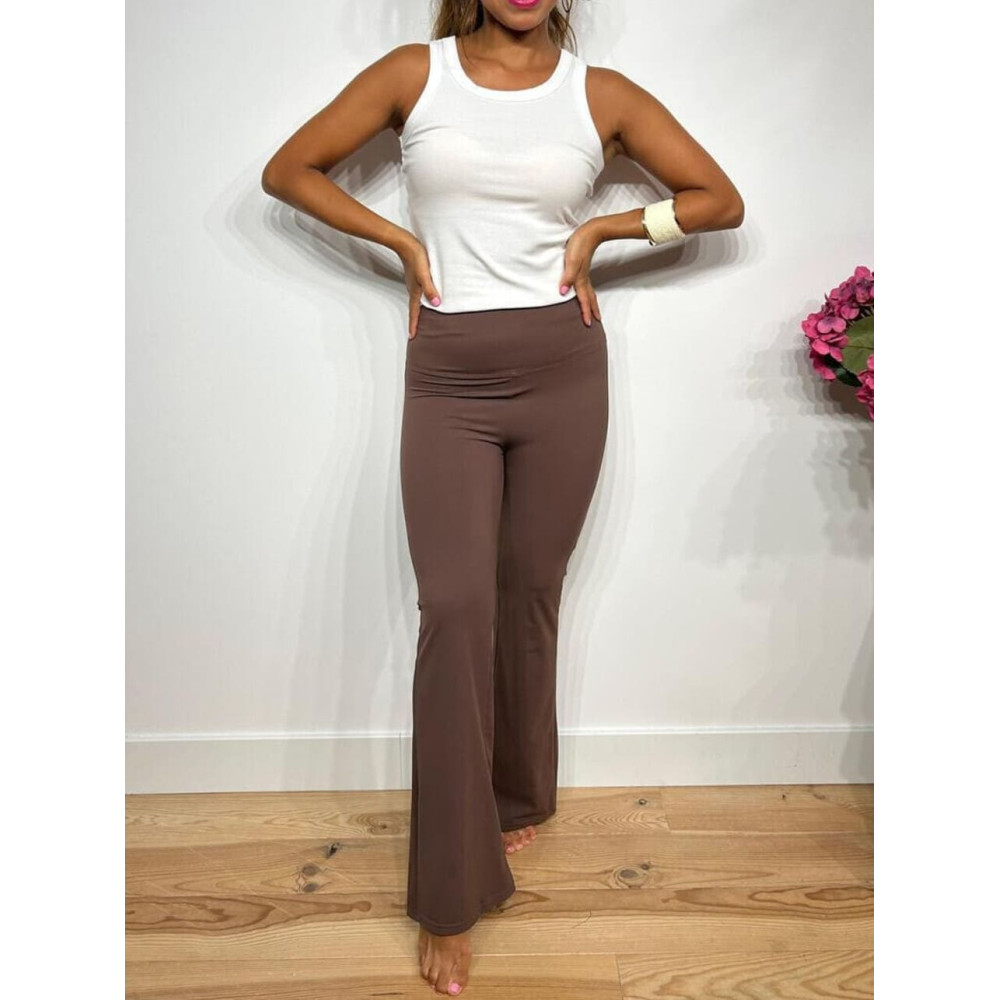 Legging Moldeador Campana MABOOKE Marrón HEVE