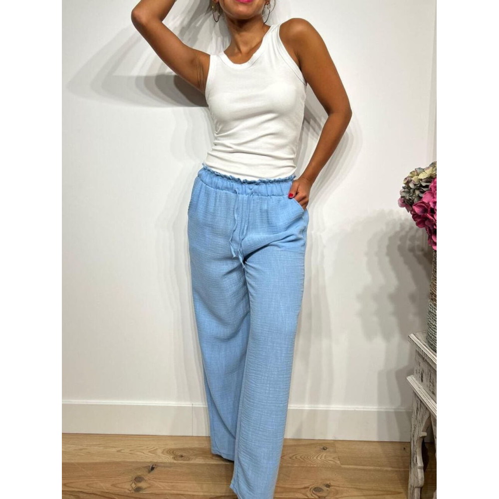 Pantalón Casual Ligero BERAT Azul HEVE