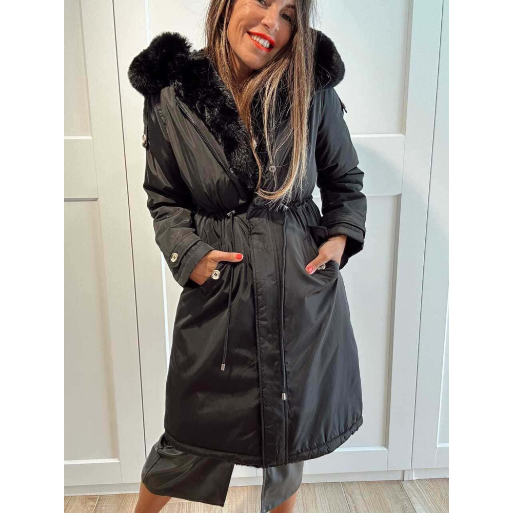 Trench Forrada Acolchada STRADIVA Negro HEVE