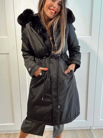Trench Forrada Acolchada STRADIVA Negro HEVE