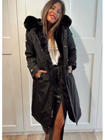 Trench Forrada Acolchada STRADIVA Negro HEVE