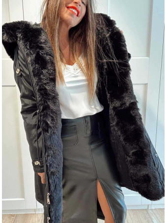Trench Forrada Acolchada STRADIVA Negro HEVE