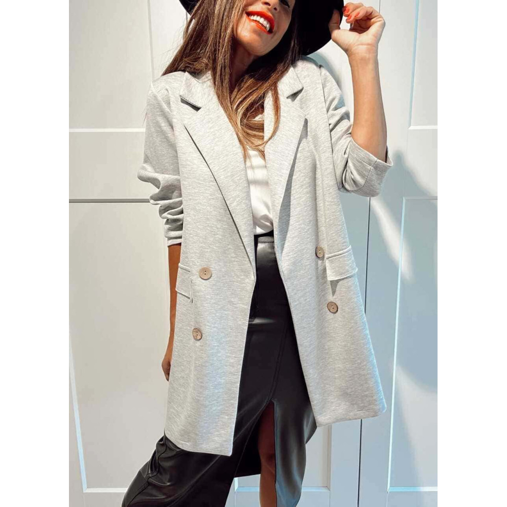 Blazer Soft Touch TYLORA Gris HEVE Blazer Soft Touch TYLORA Gris HEVE