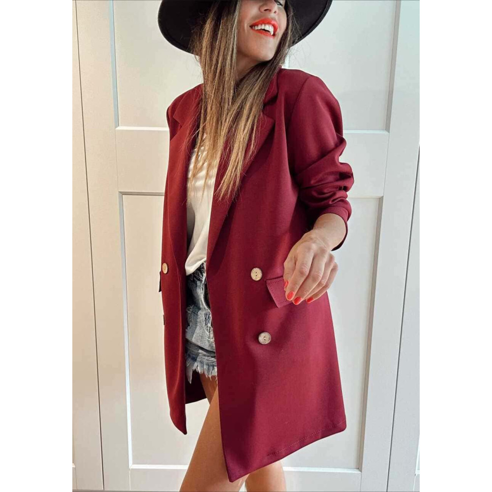 Blazer Soft Touch TYLORA Burdeos HEVE Blazer Soft Touch TYLORA Burdeos HEVE