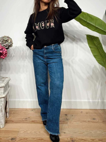Jeans Straight High Waist MANBOW HEVE