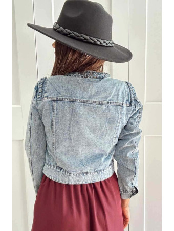 Chanelita Vaquera Cropped MYLENE Blue Jean HEVE
