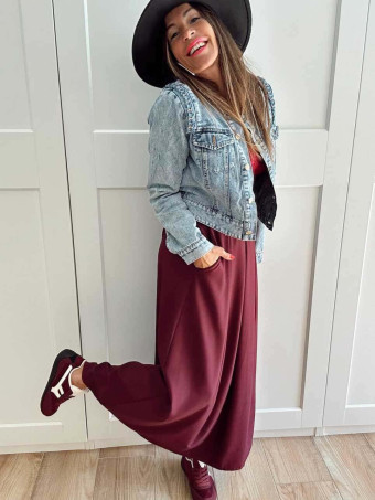 Chanelita Vaquera Cropped MYLENE Blue Jean HEVE