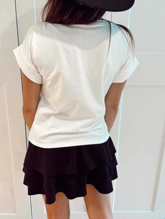 Camiseta Algodón SAILOR TECKEL Blanco HEVE