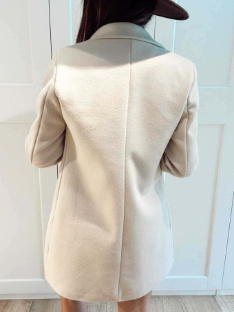 Abrigo Paño FRANCINE Beige HEVE