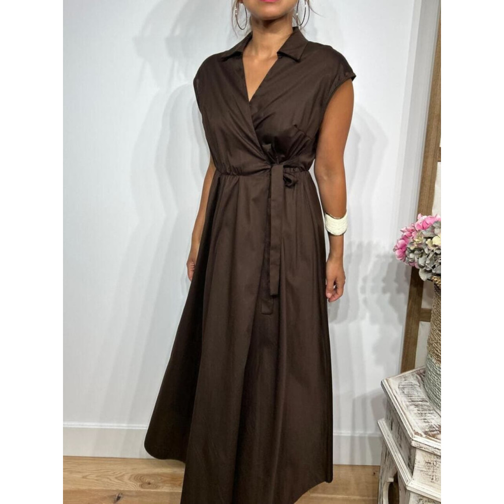 Vestido Volantes Color Block TARAKA HEVE Vestido Volantes Color Block TARAKA HEVE